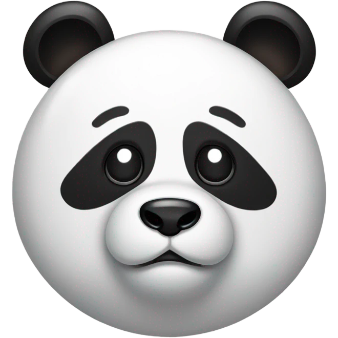 Crying panda  emoji