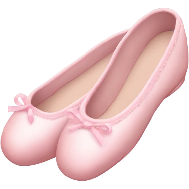 very light pink ballet slippers emoji