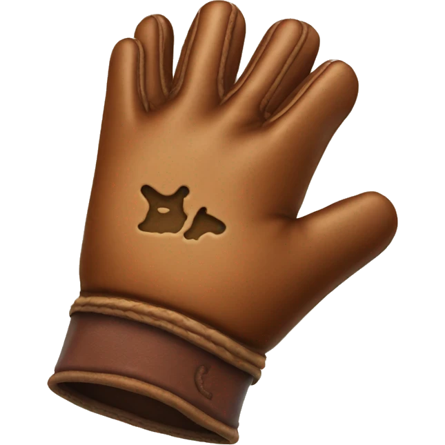 leatherd glove for role player gamer  emoji