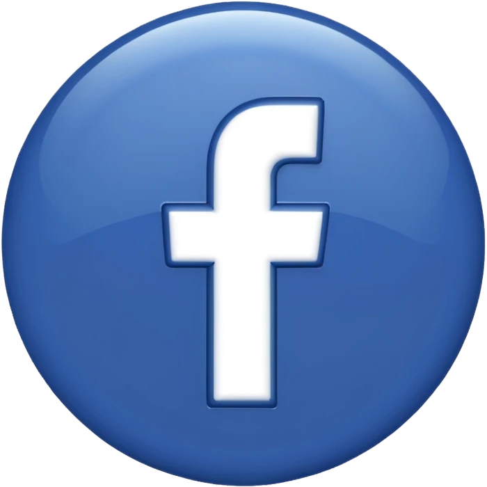 Badge bleu Facebook  emoji
