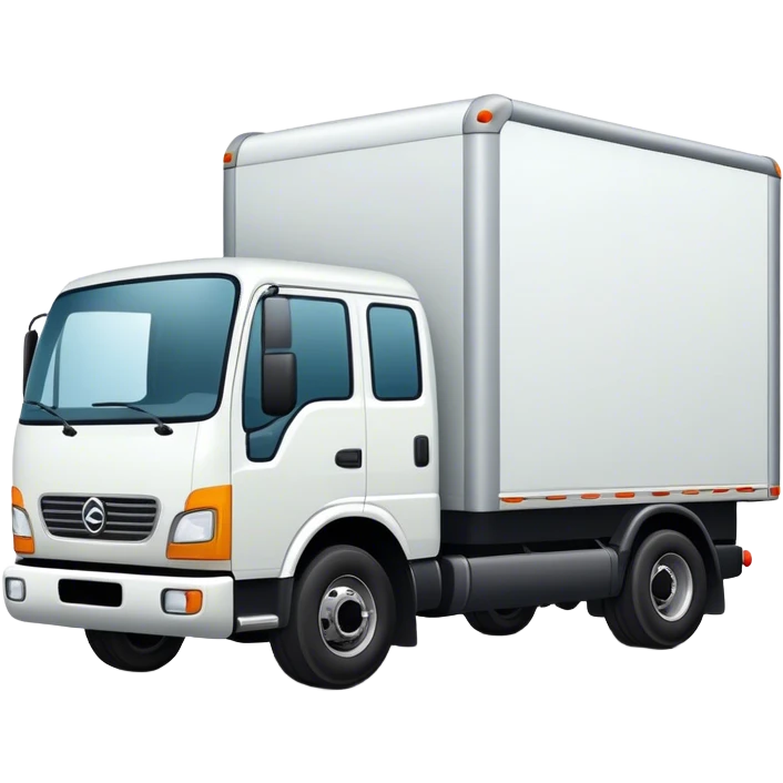 Camion de la marque « Rent And Drop » emoji