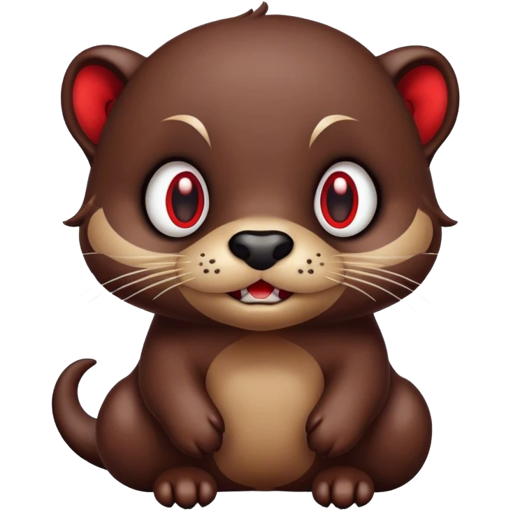 Devil otter emoji