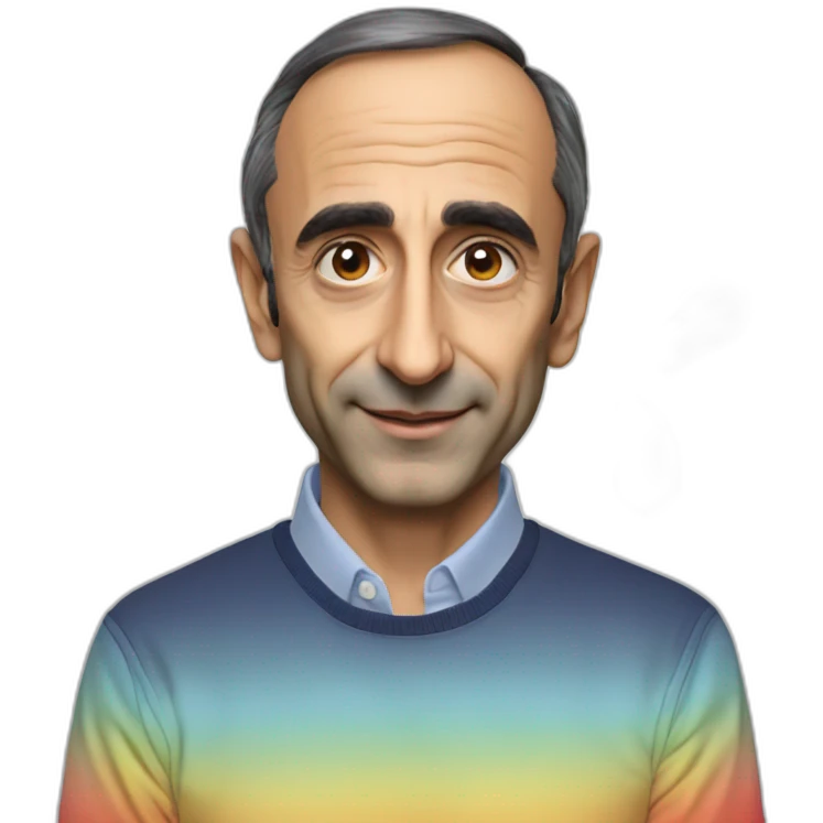 Rainbow Eric zemmour emoji