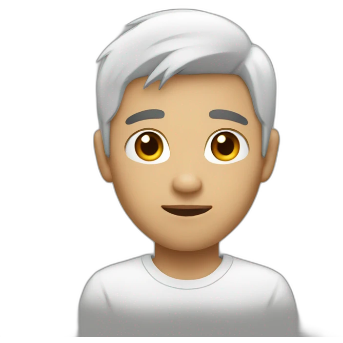 half asian half white 21 year old man emoji