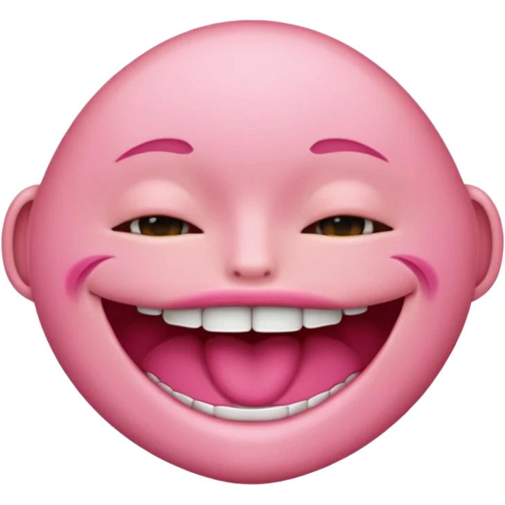 crisp mouth closed emoji