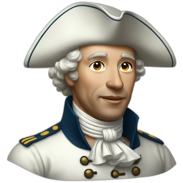 18th century sailor white emoji