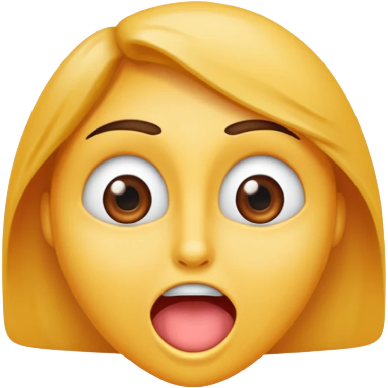 Visage qui a les yeux qui sorte comme un cartoon et la langue aussi emoji