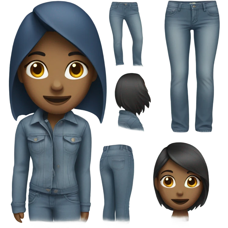 Girl in the jeans  emoji