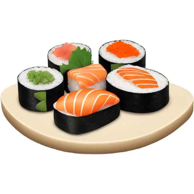 Sushi platter emoji