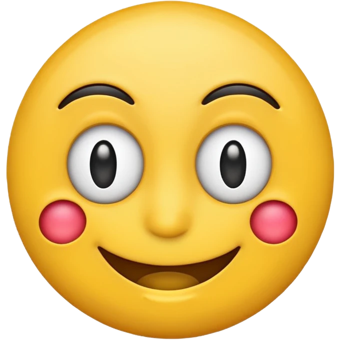 smiling rmoji with ticking eye emoji