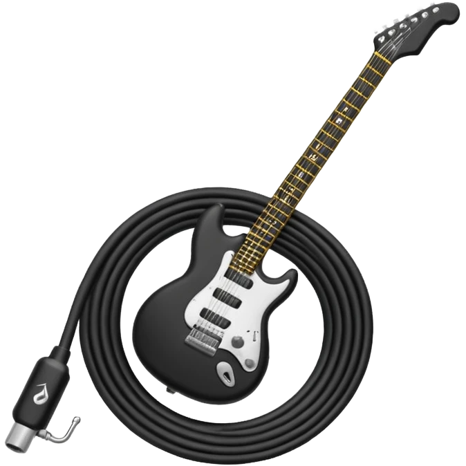 guitar cable emoji