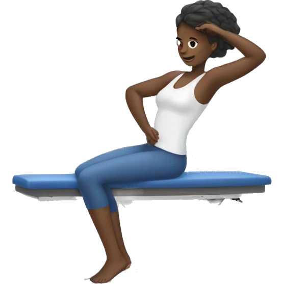 Physical therapy aid black girl emoji