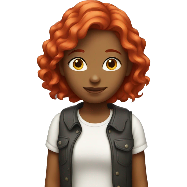 girl with red hair  emoji