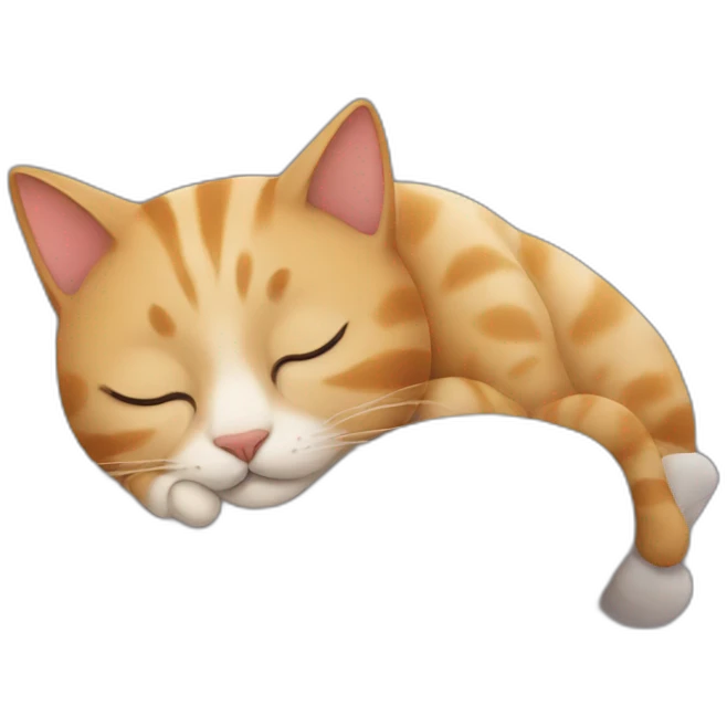 Cat sleep emoji