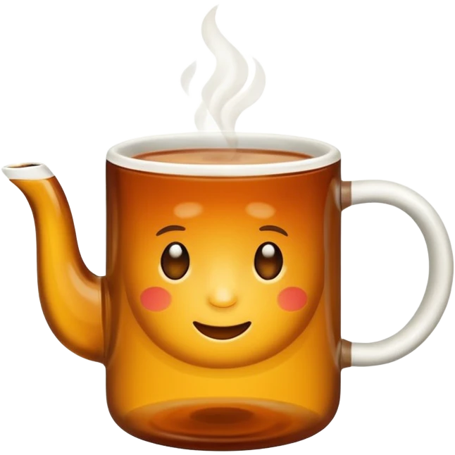 Çay içen çay emoji