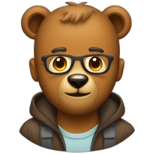 bear programer emoji