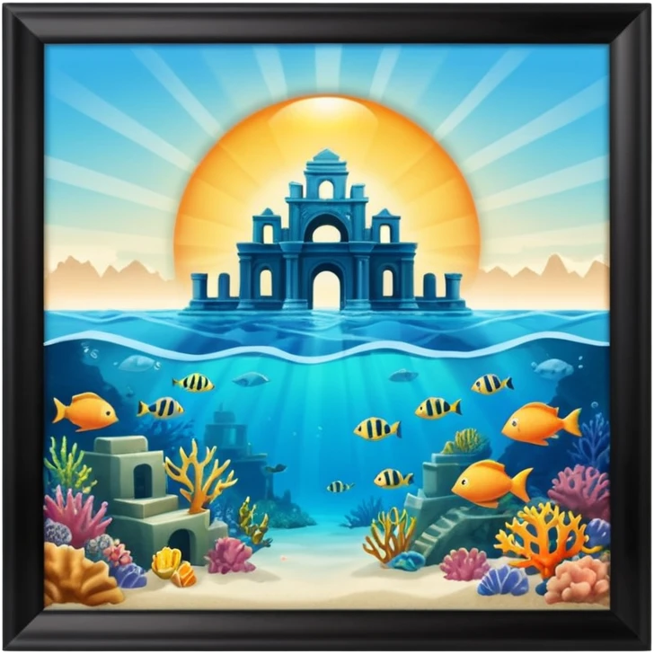 The Lost Island of Atlantis emoji