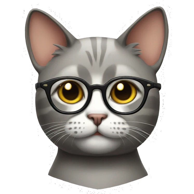 cat with glasses emoji