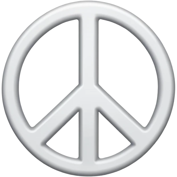 peace sign emoji