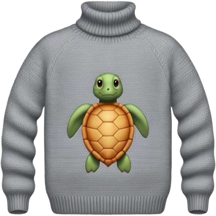 Turtle neck sweater emoji