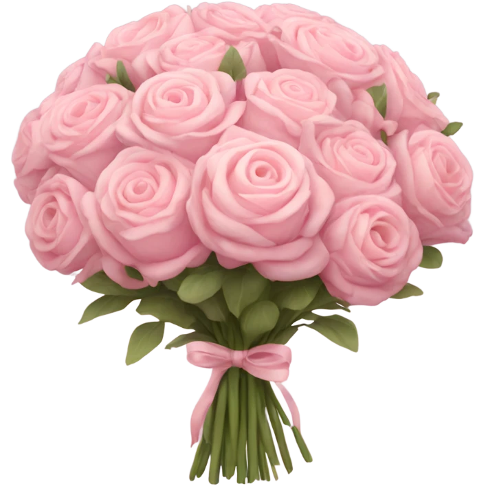 pastel pink flowers bouquet huge emoji