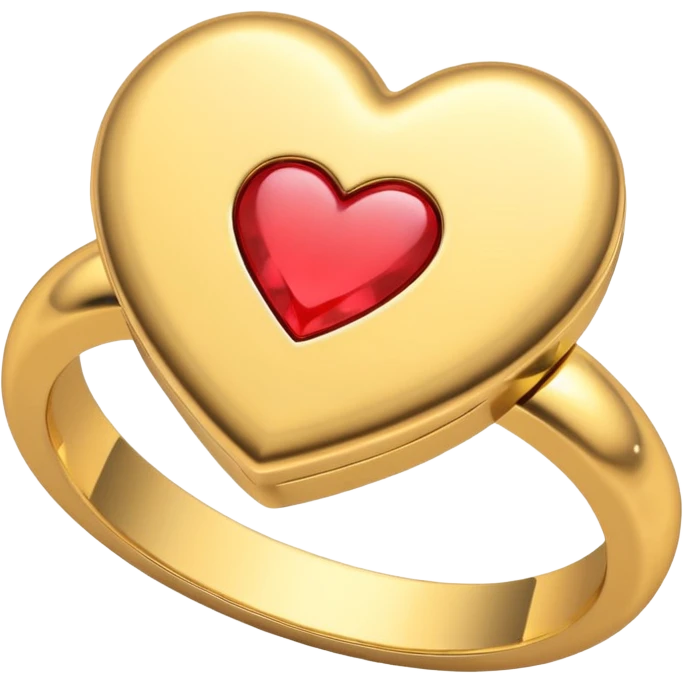 15th birthday ring con corazon emoji