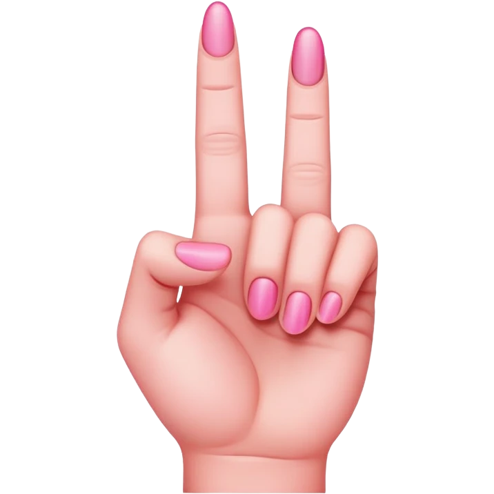 pink middle finger  emoji