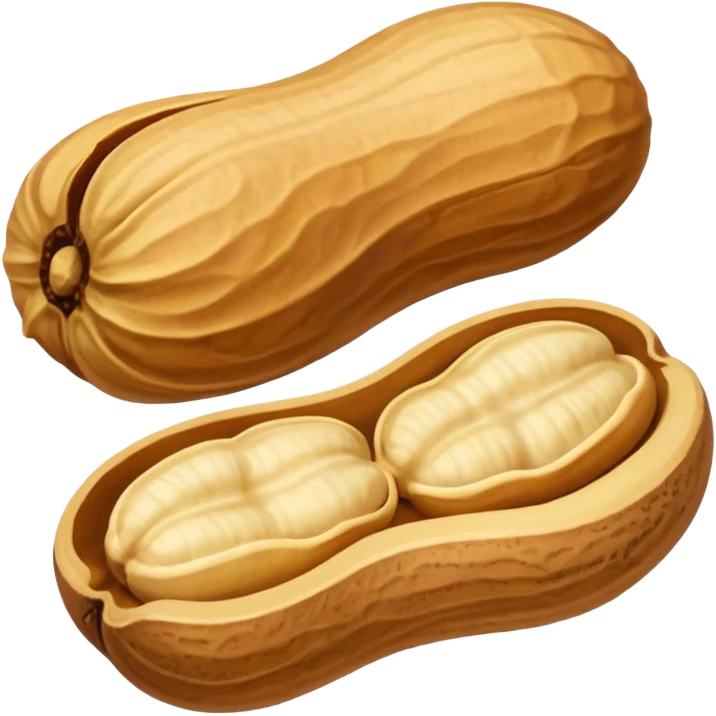 a Peanut with detail (no face) emoji