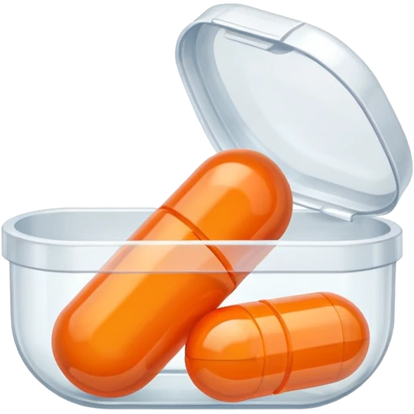 pill orange container  emoji