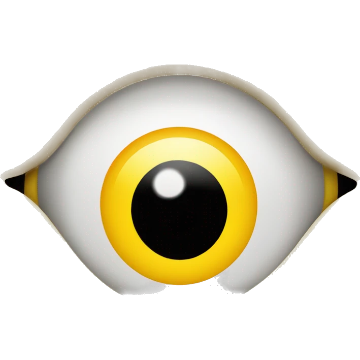 A yellow common emoji with open O mouth  with these eyes looking up emoji