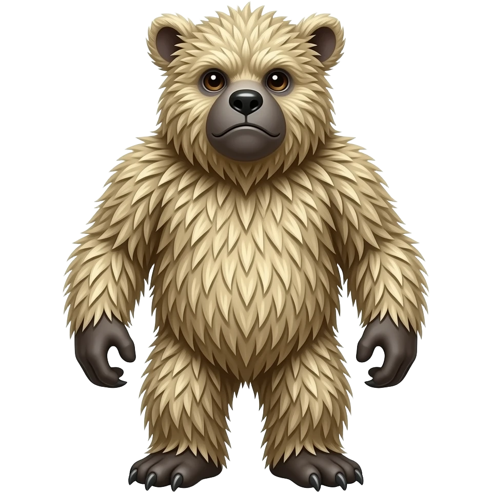 Hairy creature emoji