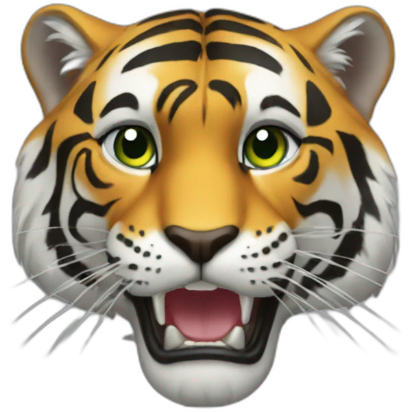 Tigre vert emoji