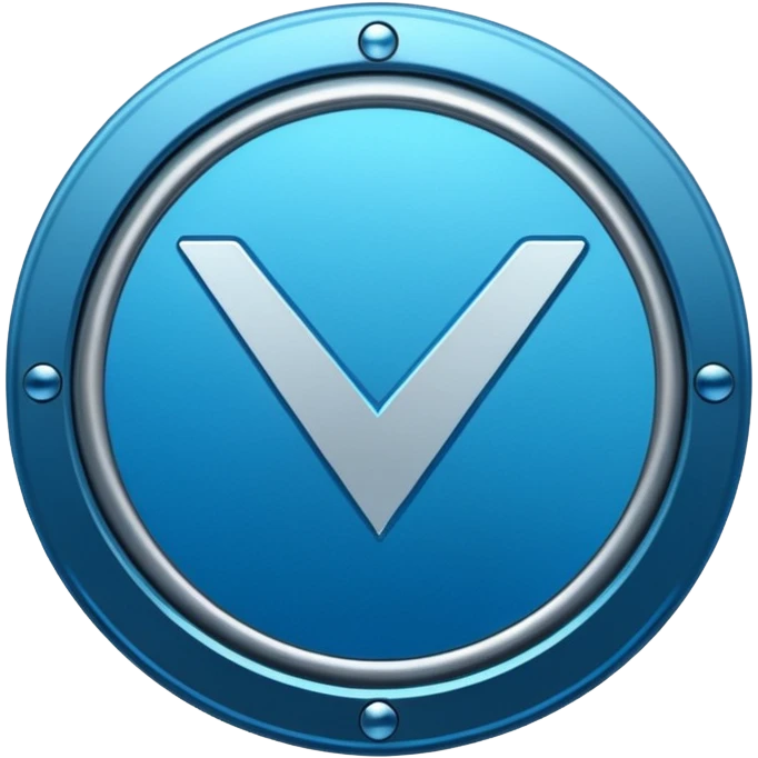 A blue tick ✅ verification badge with a rough outer body for my tiktok account emoji