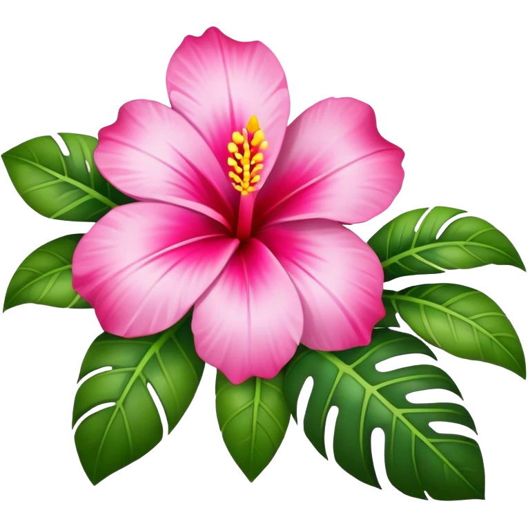 Tropical Hawaii flower  emoji