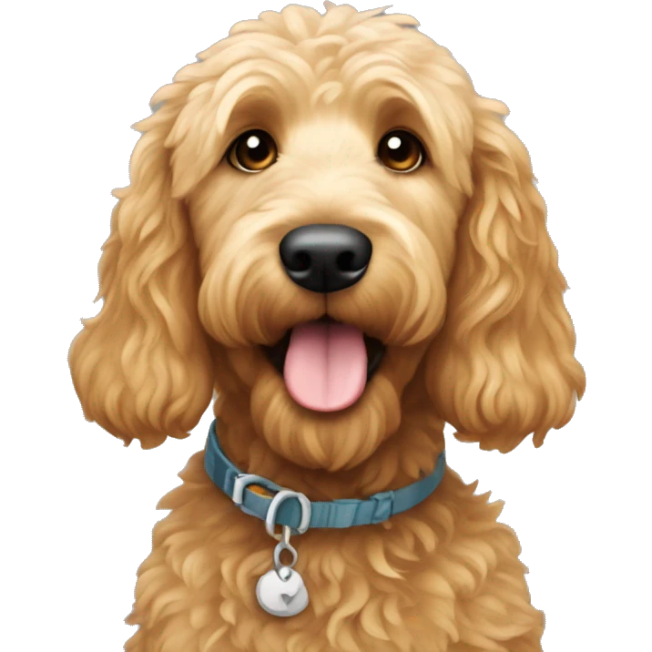 Goldendoodle named Charlie emoji