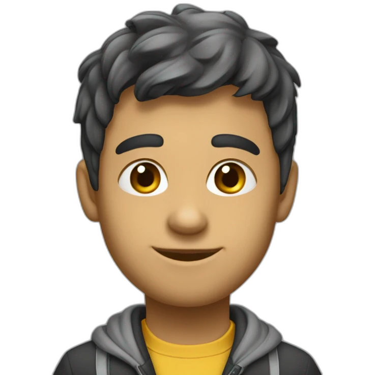 estudante alfabetização emoji