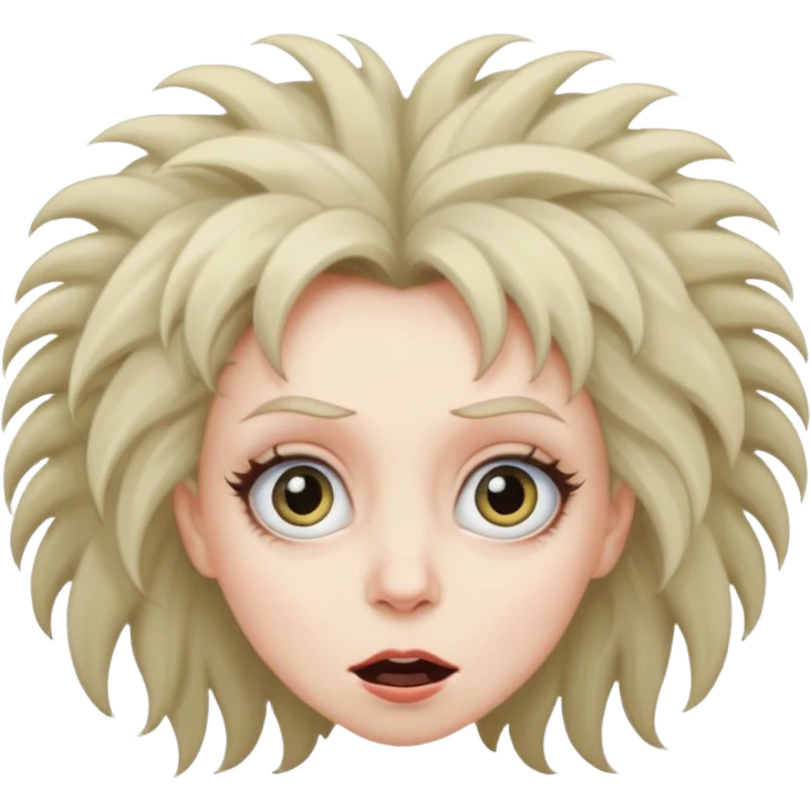 Crazy lady emoji