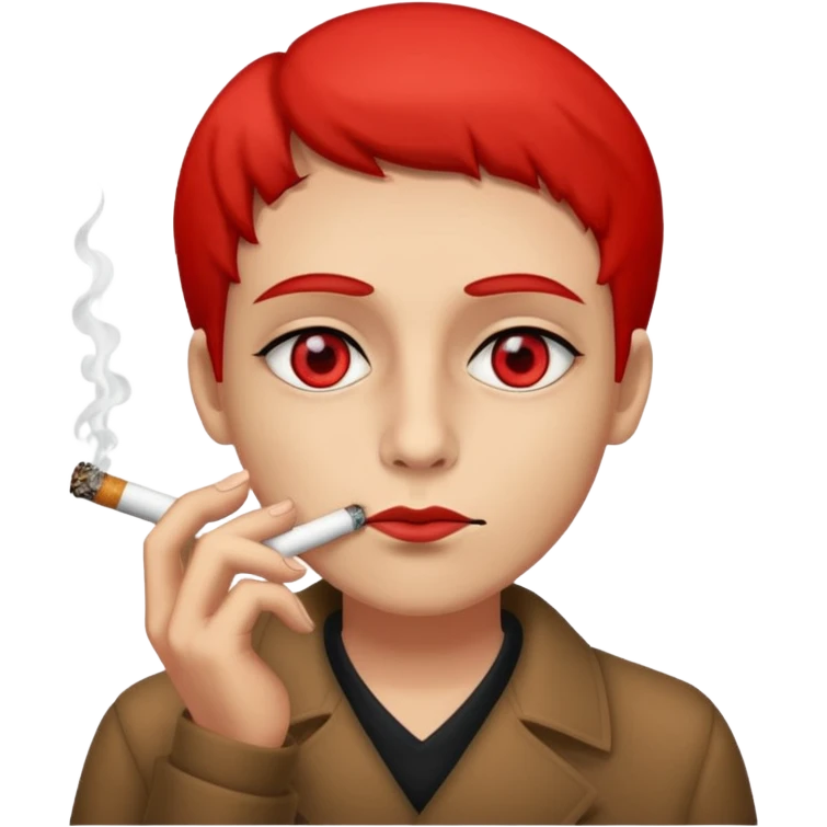Blunt smoking emoji