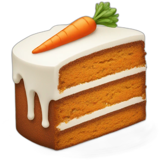 Carrot cake emoji