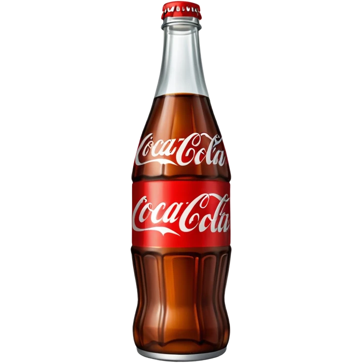 Una botella de coca cola emoji