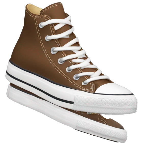 converse high top shoes emoji
