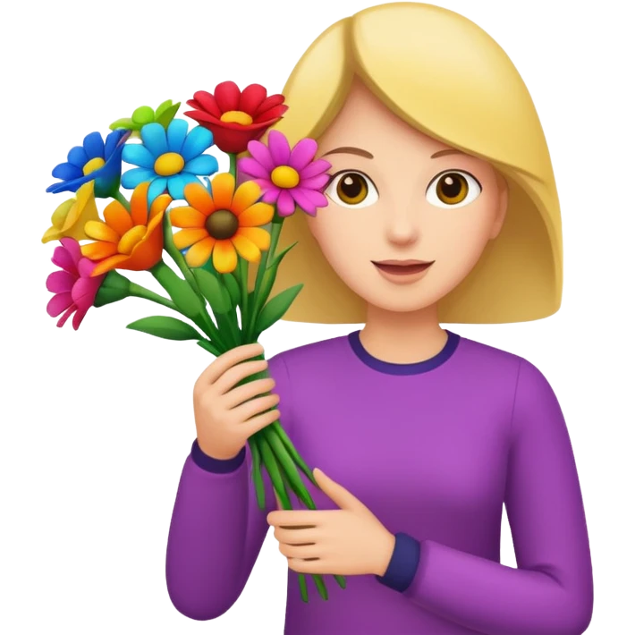 throwing bouquet emoji