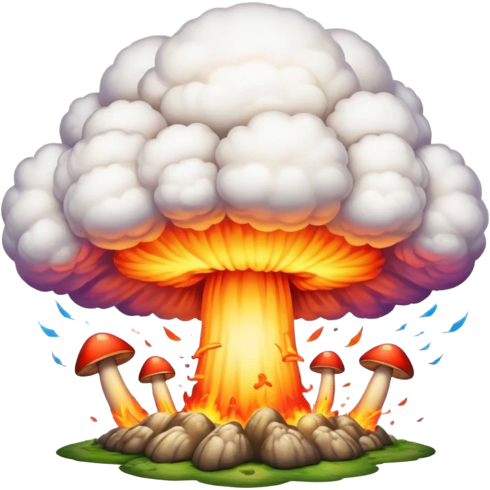 nuclear explosion emoji