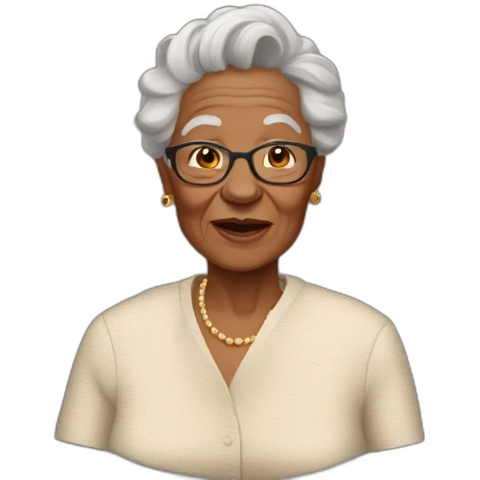 His grandmother the warthog emoji