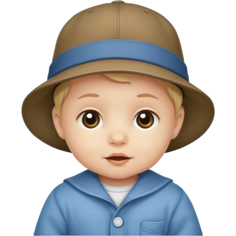 Baby with a hat  emoji