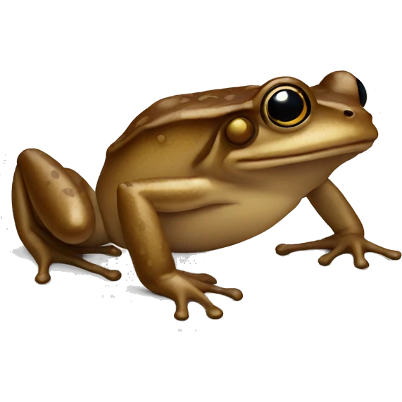 brown frog emoji