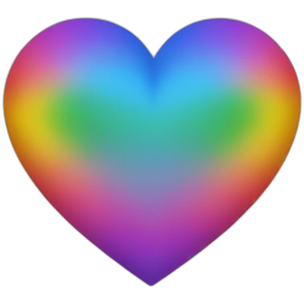 pride heart emoji