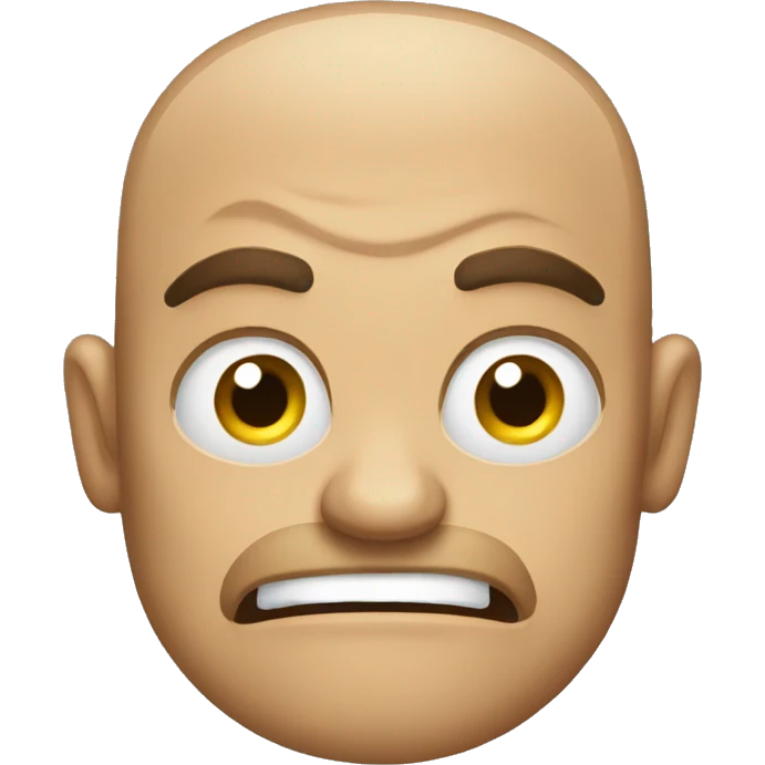 Angry but flattered emoji