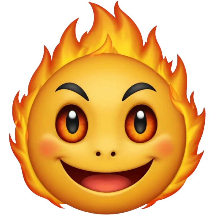 je veux un joli smiley en mode regard noir emoji