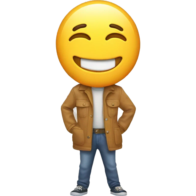 An emoji of a happy crisp  emoji